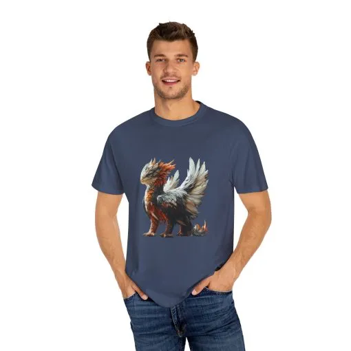 Mythical Creature Unisex Garment-Dyed T-Shirt - Perfect for Fantasy Lovers - Image 39
