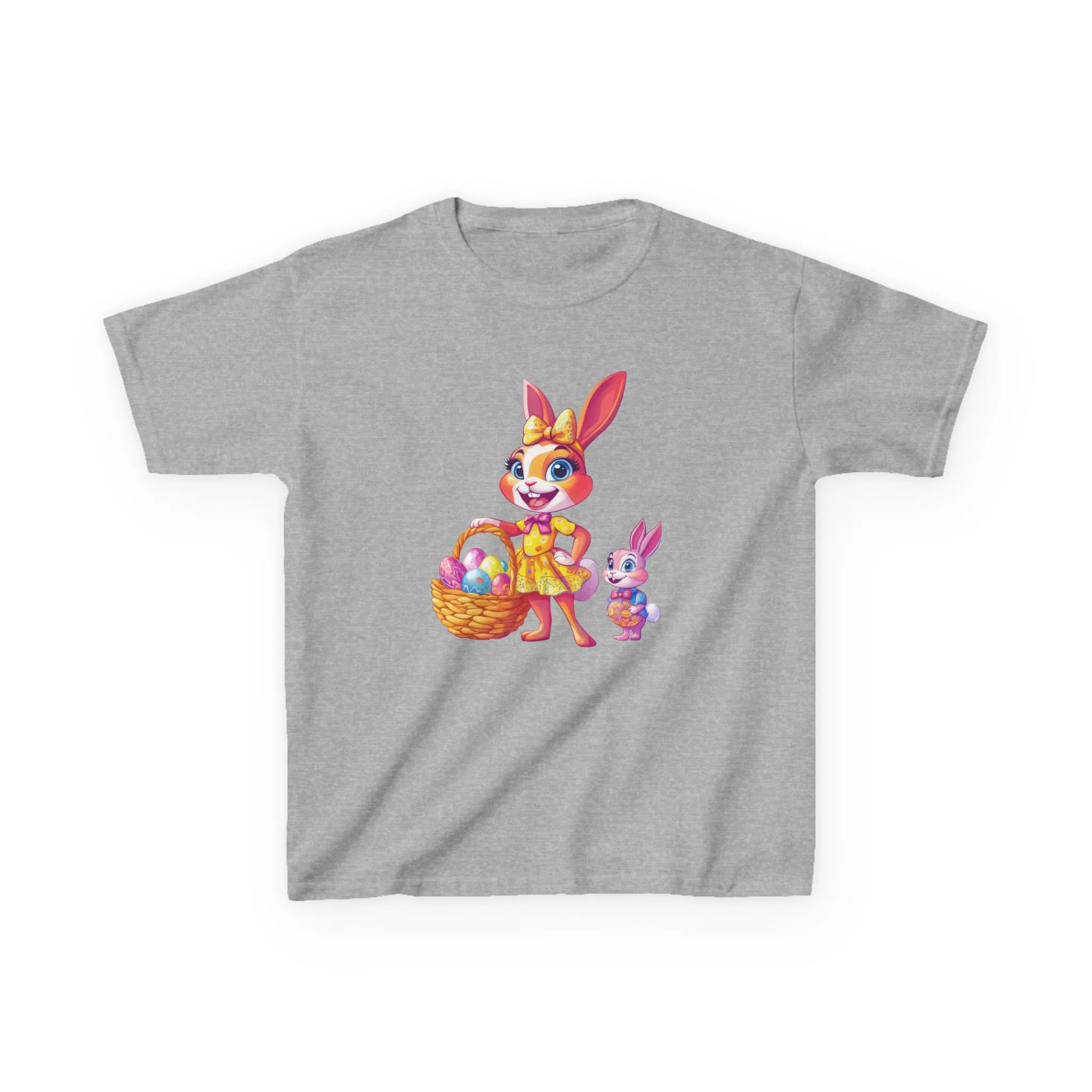 Easter Bunny Kids Tee - Cute Cotton T-Shirt for Spring Celebrations - Image 2