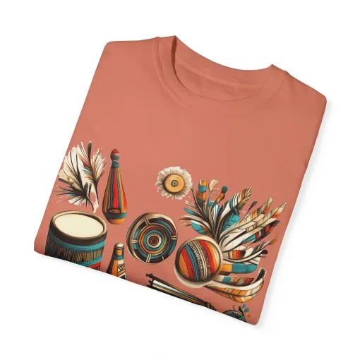 Unisex Garment-Dyed T-Shirt with Vibrant Musical Design | Perfect for Music Lovers & Festivals - Image 10