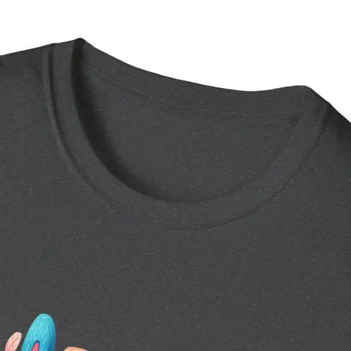 Happy Easter Unisex Softstyle T-Shirt - Fun Spring Bunny Design - Image 22