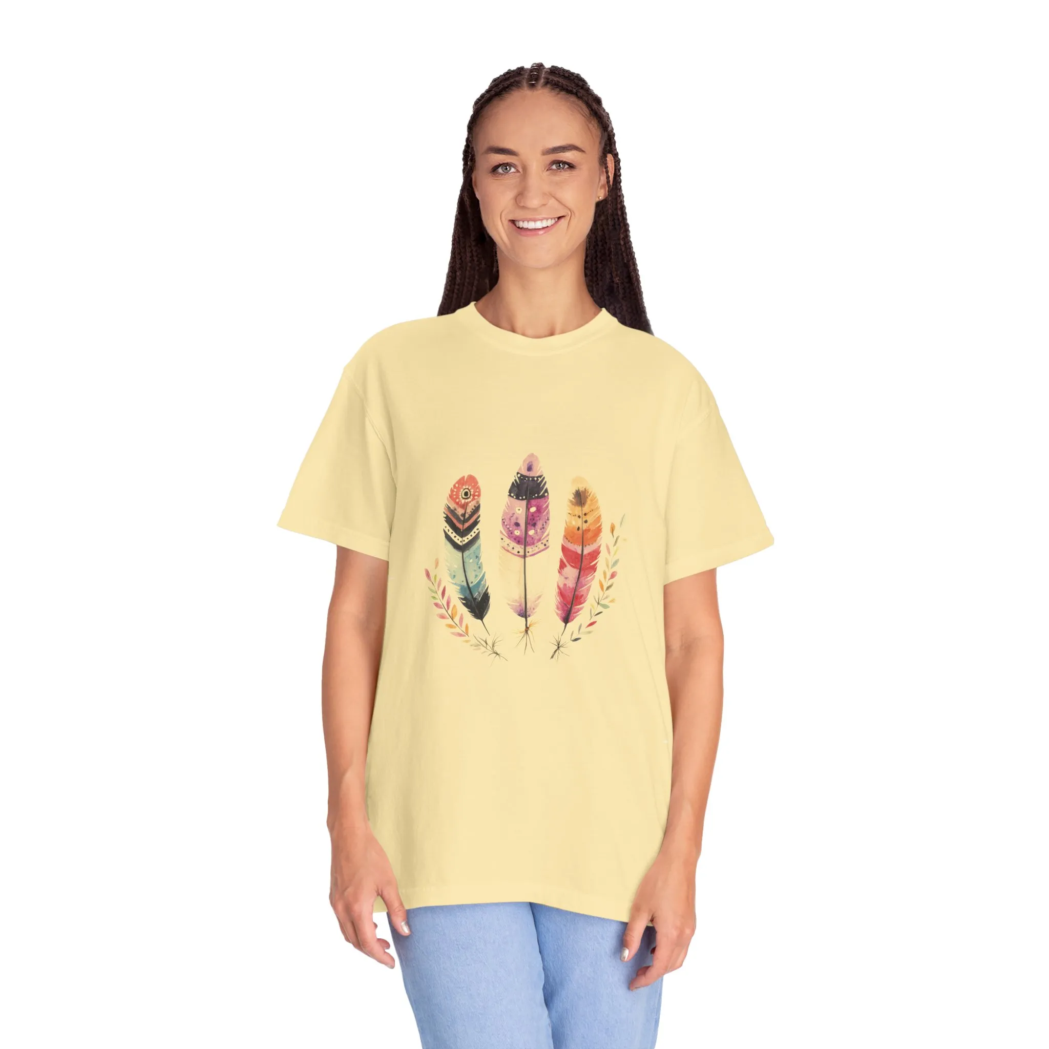 Boho Feather Graphic Unisex T-Shirt - Perfect for Nature Lovers & Casual Outfits - Image 13