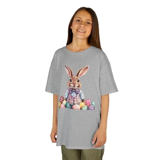 Easter Bunny Kids Heavy Cotton™ Tee - Cute Easter Celebration Shirt - Image 12