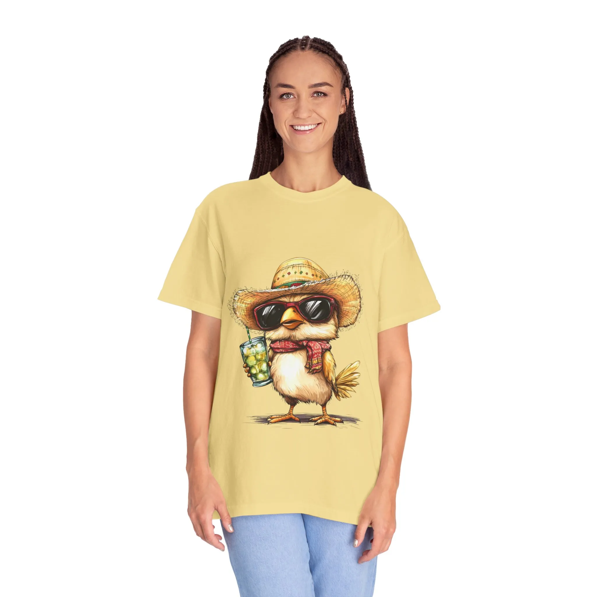 Funny Beach Bird T-Shirt - Unisex Garment-Dyed Summertime Tee - Image 20