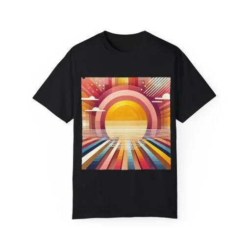 Retro Sunset Unisex T-Shirt - Beach Vibes Tee for Summer Adventures - Image 21