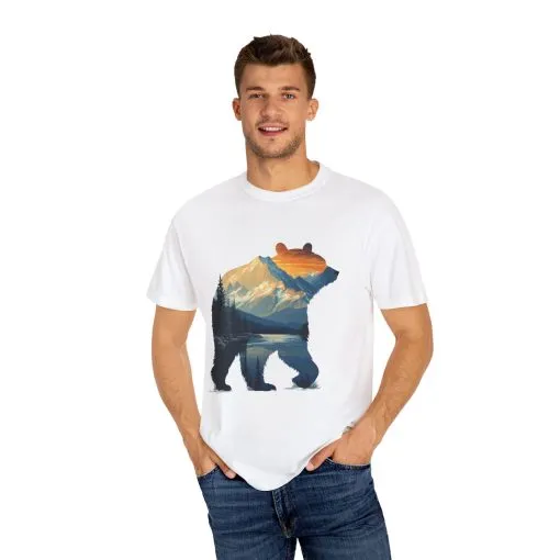 Mountain Bear Graphic T-Shirt | Nature Lover Apparel - Image 7
