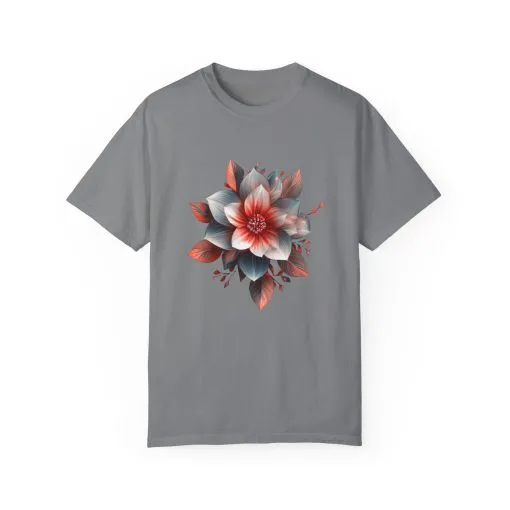 Botanical Floral Unisex Garment-Dyed T-shirt - Perfect for Nature Lovers - Image 13