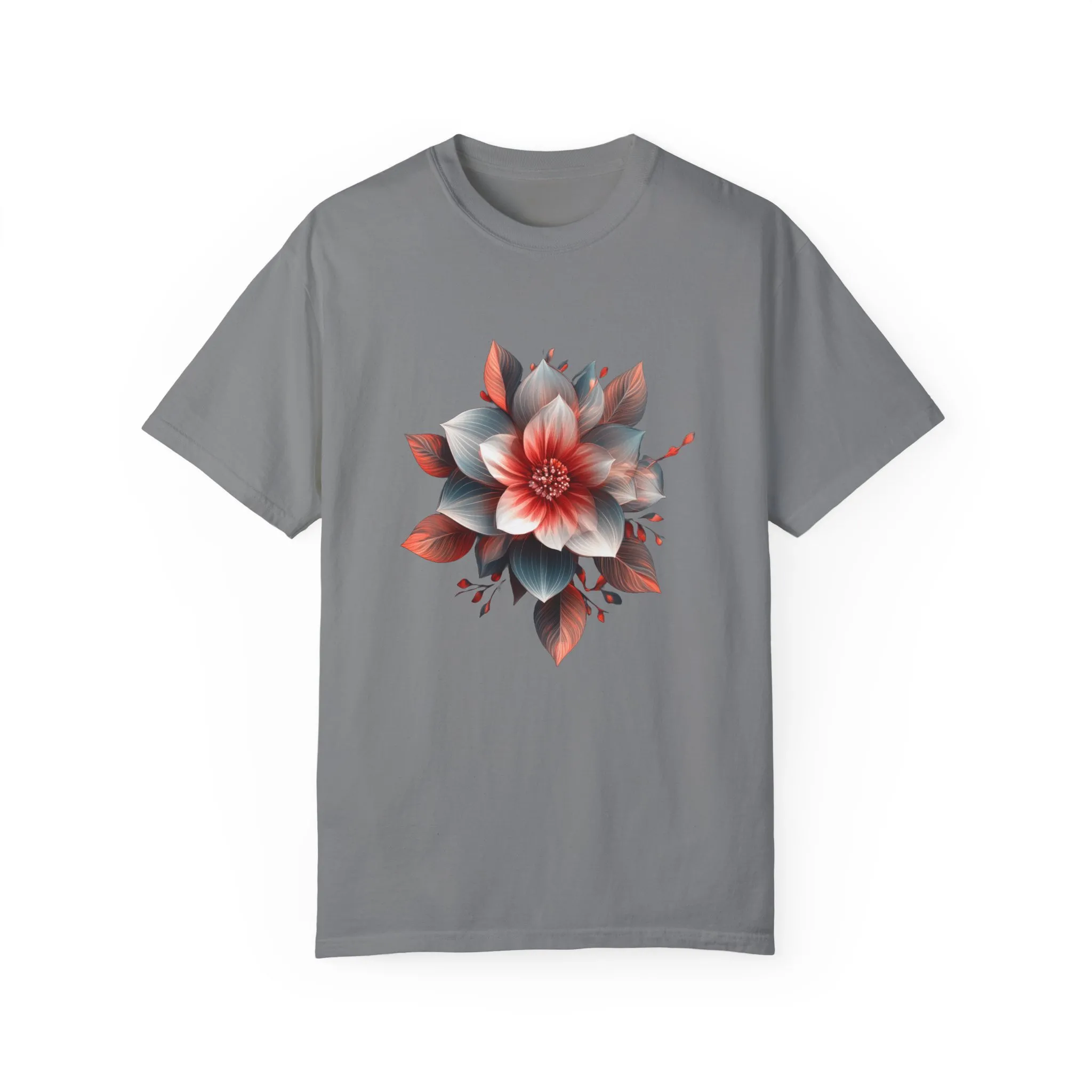 Botanical Floral Unisex Garment-Dyed T-shirt - Perfect for Nature Lovers - Image 13