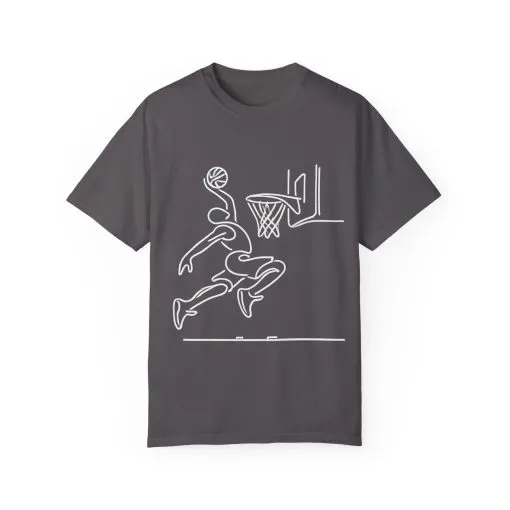 Unisex Basketball Outline T-shirt - Sporty Graphic Tee for Athletes - Image 21