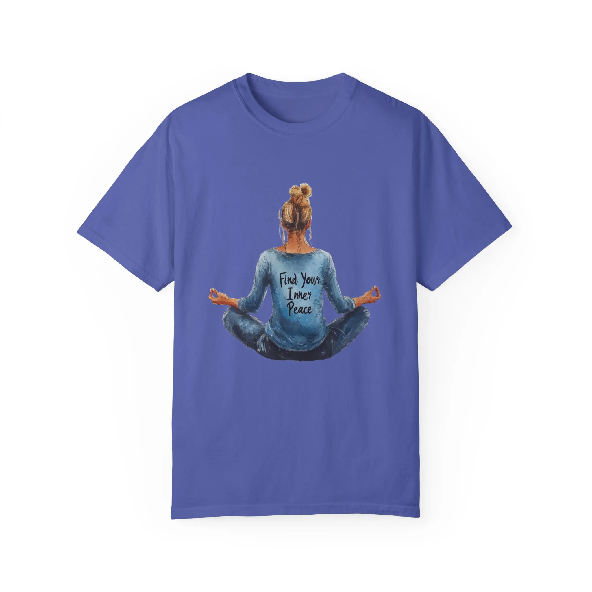 Find Your Inner Peace Unisex Garment-Dyed T-Shirt - Image 17