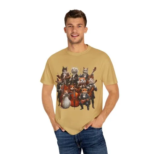Whimsical Cat Orchestra Unisex T-Shirt - Perfect Gift for Animal Lovers - Image 15