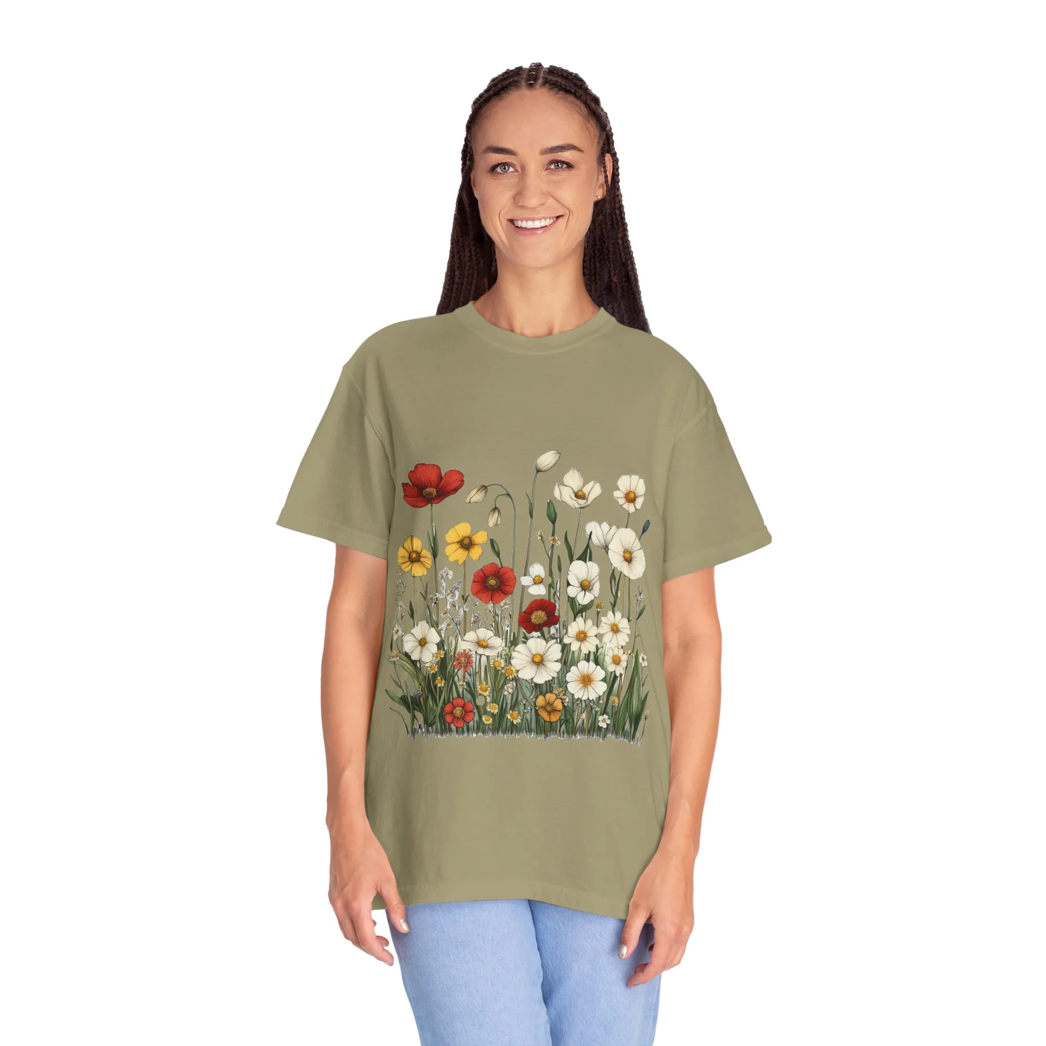 Floral Garden Unisex T-Shirt | Eco-Friendly, Casual Style for Spring & Summer - Image 12