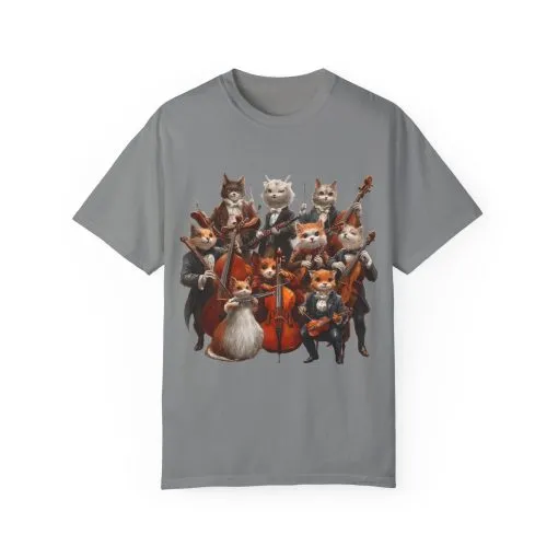 Whimsical Cat Orchestra Unisex T-Shirt - Perfect Gift for Animal Lovers - Image 40