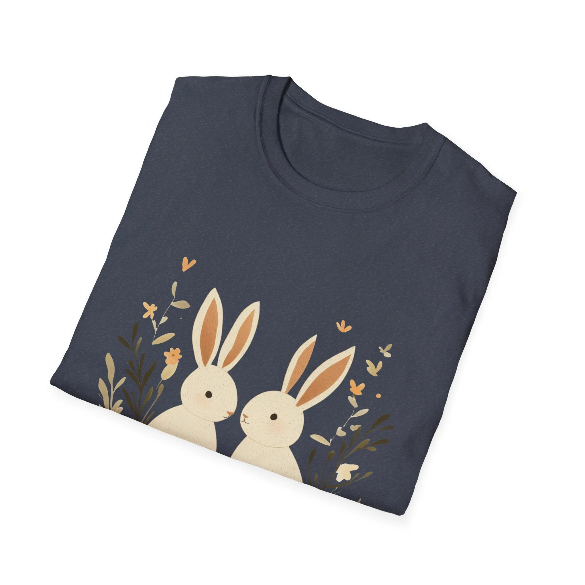 Easter Bunny Graphic Unisex Softstyle T-Shirt - Image 46
