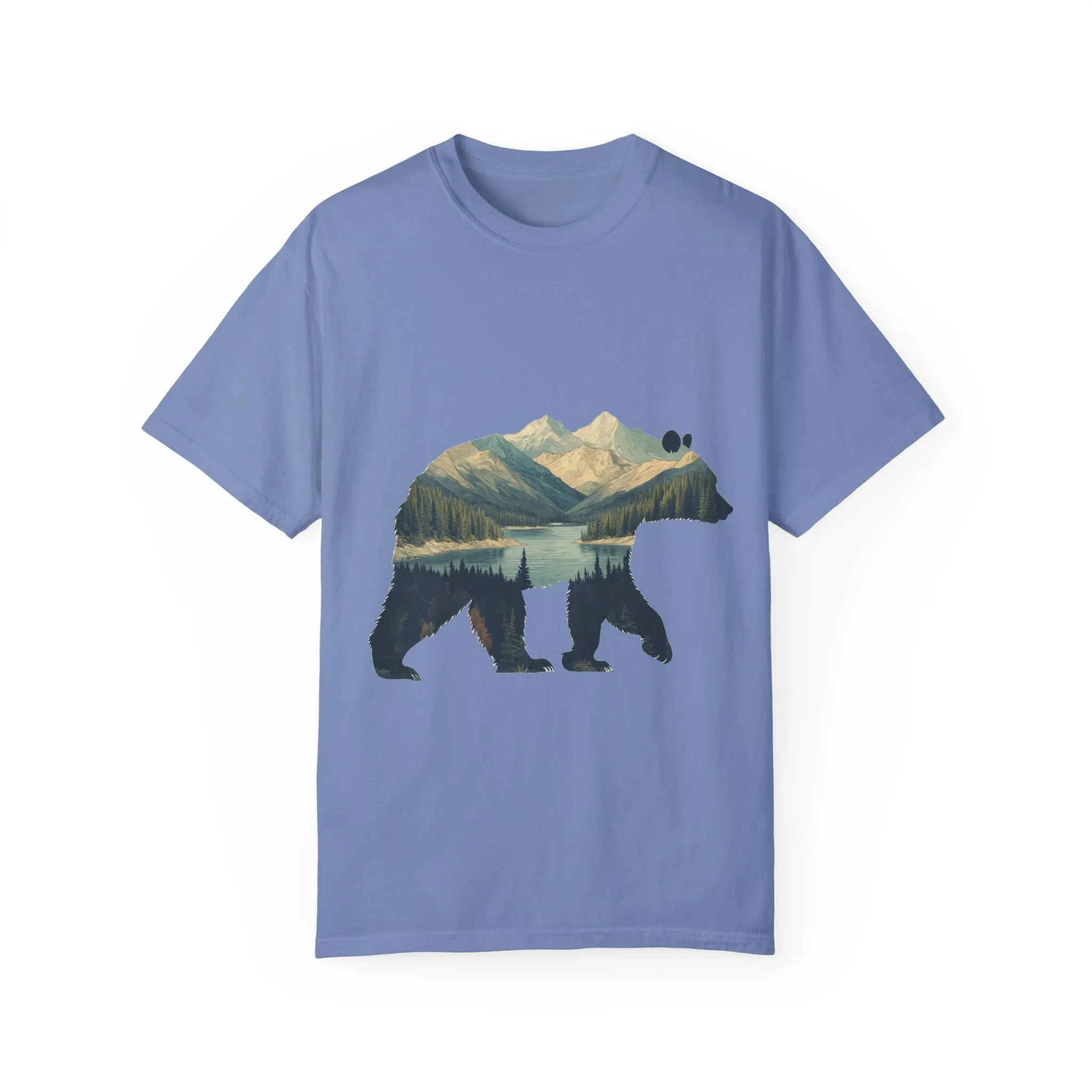 Nature-Inspired Bear Graphic Unisex T-Shirt - Image 19