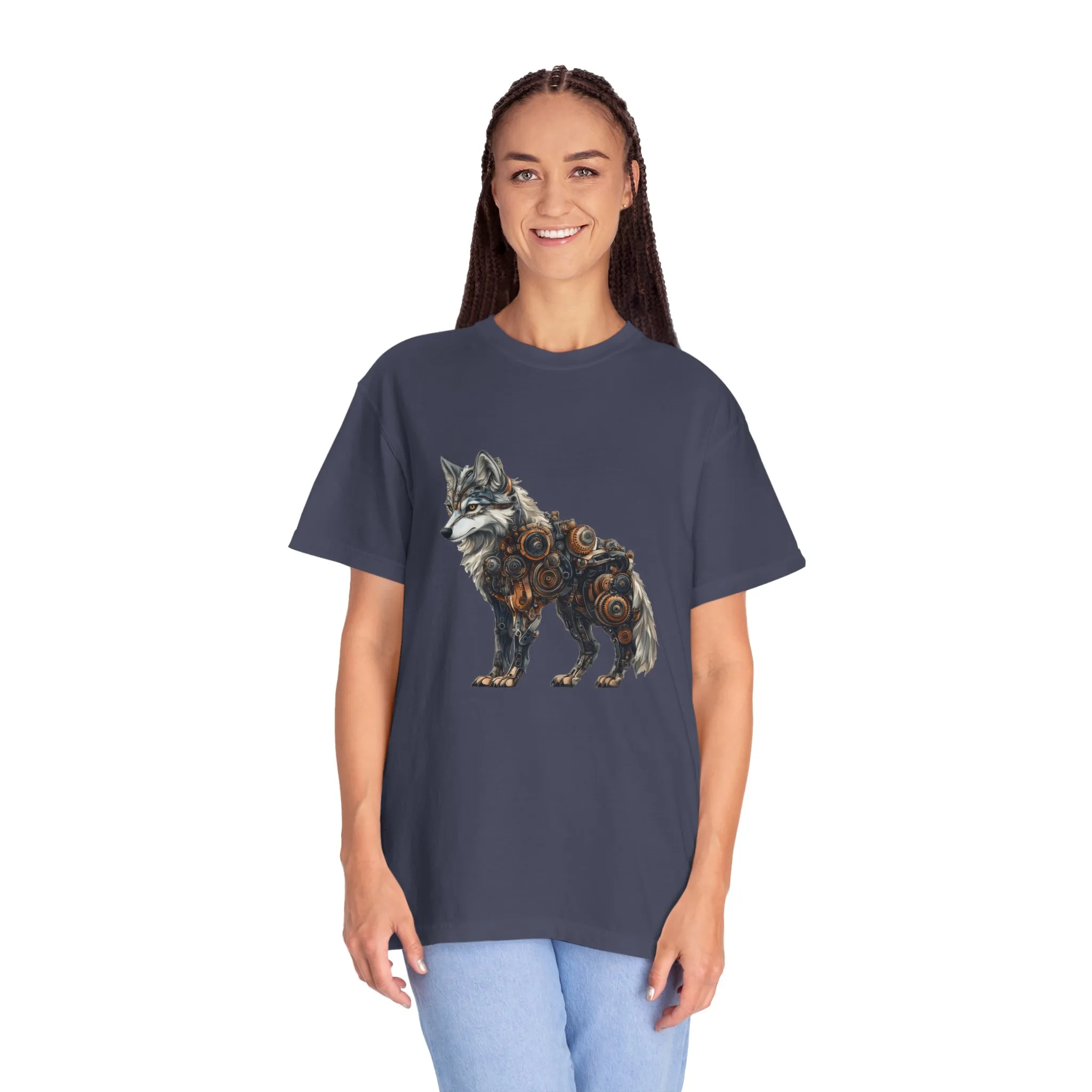 Mechanical Wolf Unisex T-Shirt - Unique Graphic Tee for Animal Lovers - Image 24
