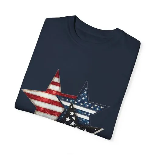 Patriotic Star Spangled Unisex T-Shirt - Image 18