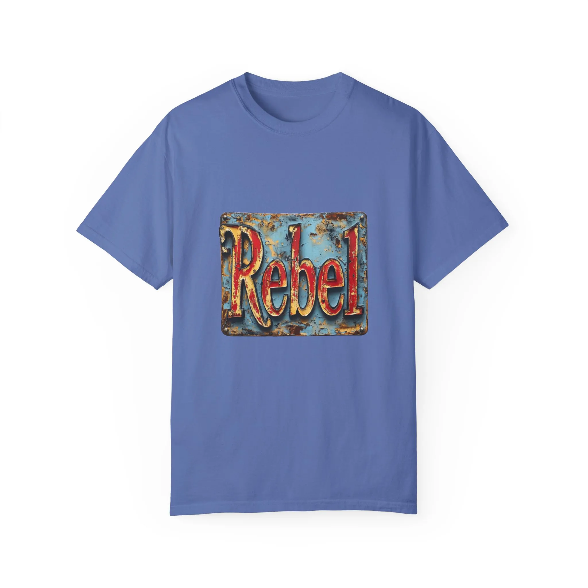 Rebel Unisex Garment-Dyed T-Shirt - Vintage Style Graphic Tee - Image 29