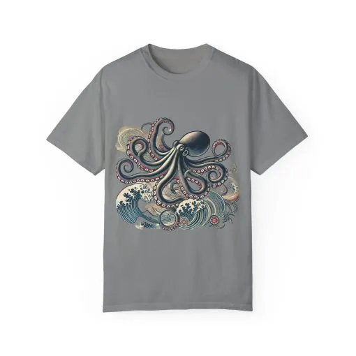 Unisex Ocean-Inspired Octopus T-Shirt - Nautical Graphic Tee - Image 13