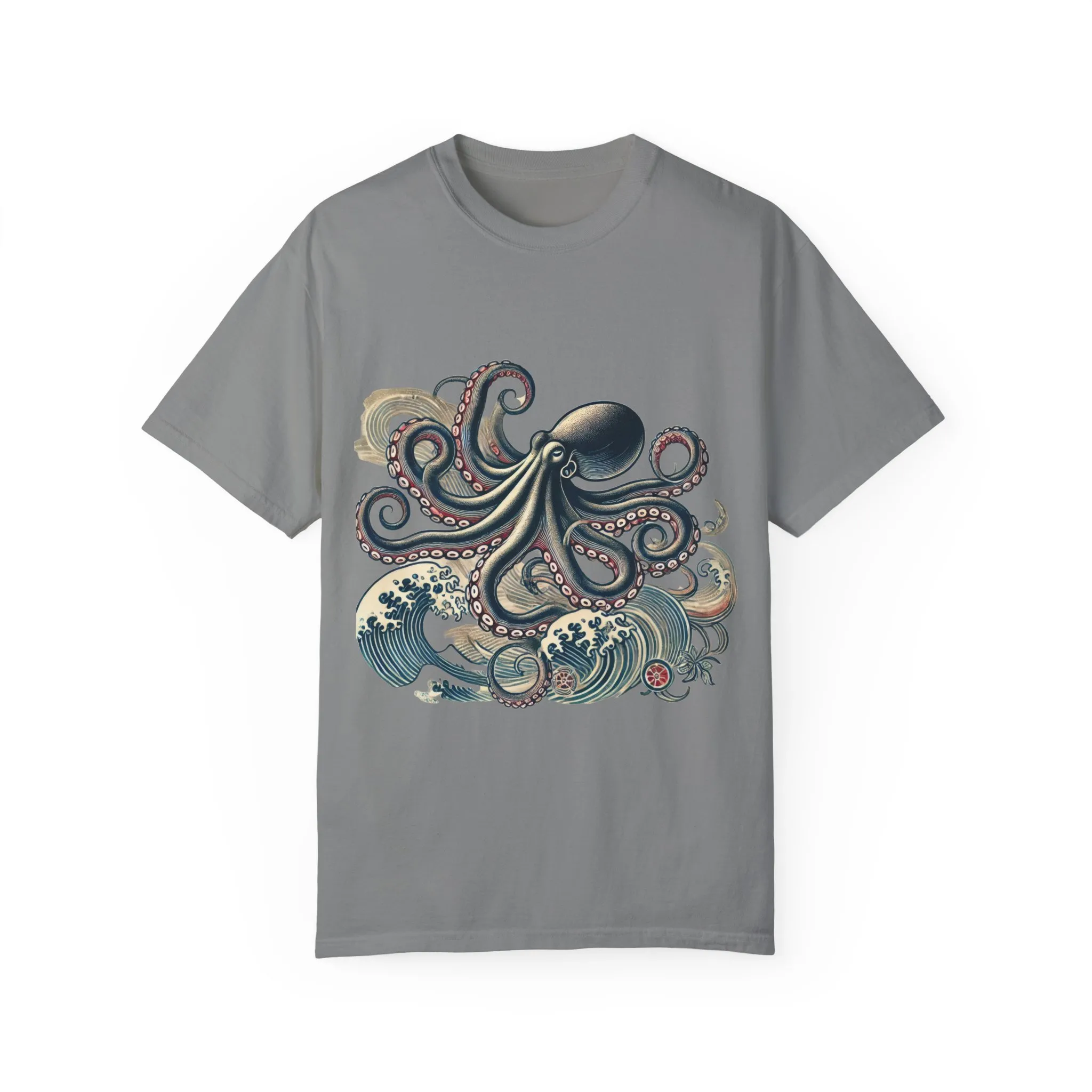 Unisex Ocean-Inspired Octopus T-Shirt - Nautical Graphic Tee - Image 13
