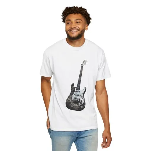 Vintage Guitar Unisex T-Shirt - Perfect for Musicians and Music Lovers - Image 8
