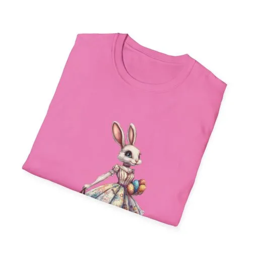 Easter Bunny Softstyle Unisex T-Shirt - Cute Spring Design for Holiday Celebrations - Image 48