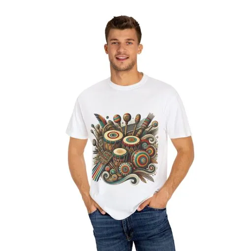 Colorful Bohemian Music Festival T-Shirt - Image 3