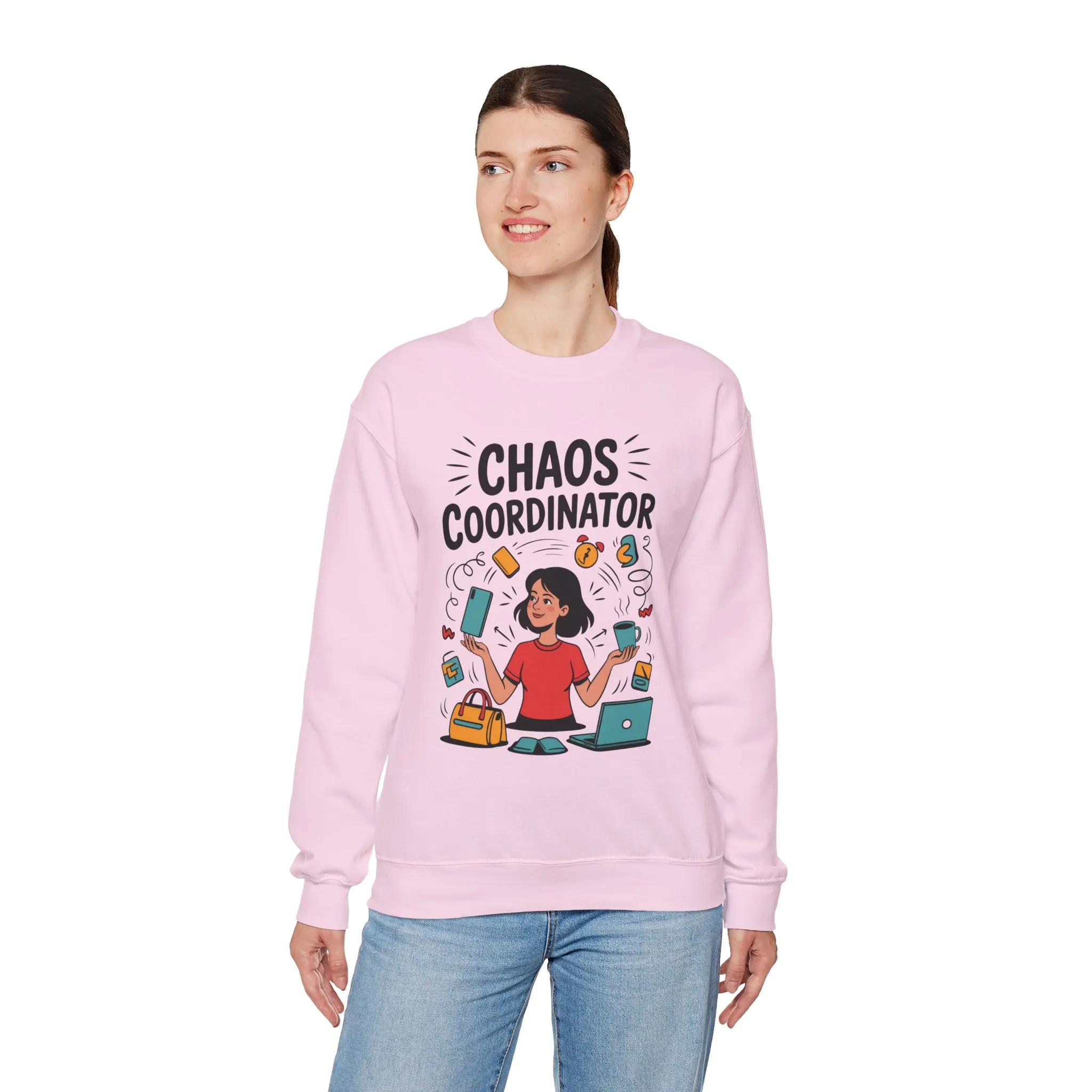 Chaos Coordinator Sweatshirt, Funny Mom Life Sweatshirt ,Gift for Busy Moms, Multitasking Mom Gift, Mom Life Sweatshirt, Mother's Day Gift - Image 28