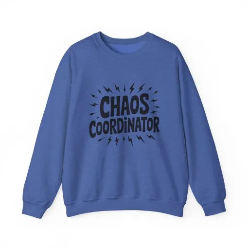 Chaos Coordinator Sweatshirt, Funny Gift for Moms, Mother's Day Gift, TeacherSweatshirt, Casual Graphic Tee, Women's Gift Idea - Image 41