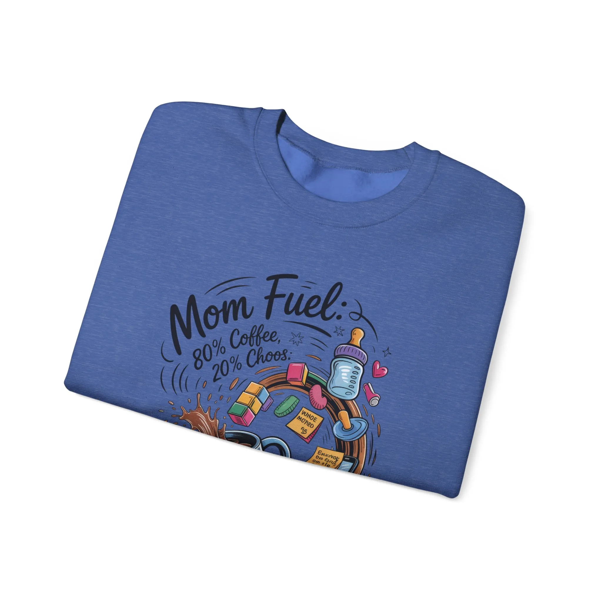 Mom Fuel Unisex Crewneck Sweatshirt, Perfect for Coffee Lovers, Gifts for Moms, Cozy Casual Wear, Funny Graphic Sweatshirt, Mother's Day - Image 41