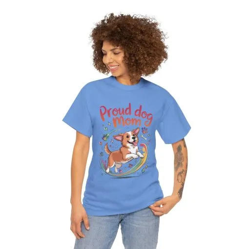 Proud Dog Mom Tee, Cute Pet Lover Shirt, Animal Lover Gift, Dog Mom T-Shirt, Funny Dog Apparel, Gift for Pet Owners, T-Shirt for Pet Moms - Image 18