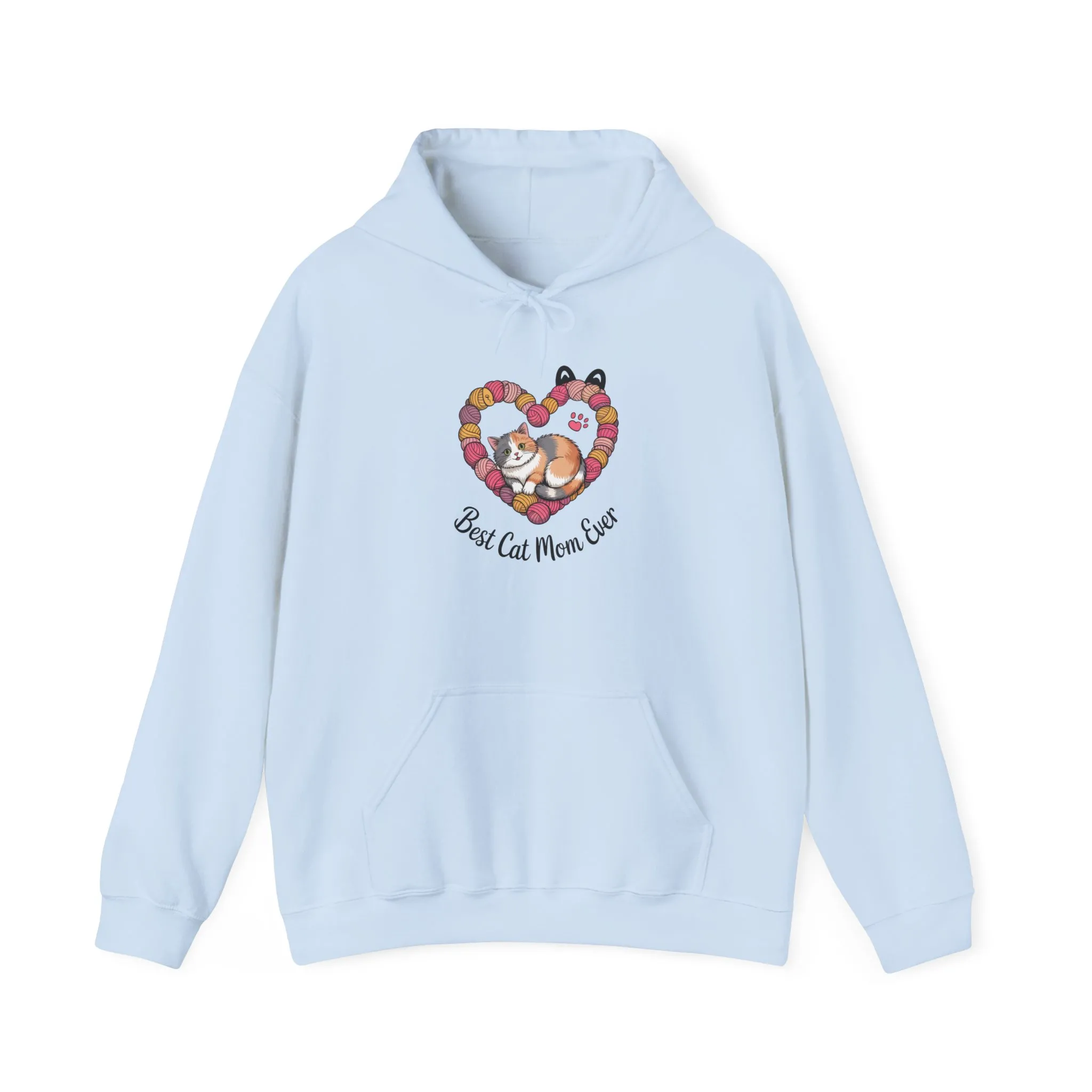 Best Cat Mom Ever Hoodie, Cozy Sweatshirt for Cat Lovers, Gift for Cat Moms, Feline Themed Apparel, Pet Lover Hoodie, Mother's Day Gift - Image 10