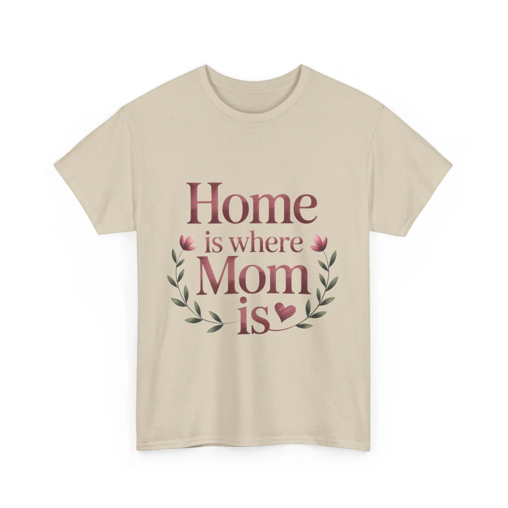 Home is Where Mom Is Women's Tee, Cozy Cotton T-Shirt for Mothers, Perfect Gift for Mother's Day, Casual Everyday Wear, mother's day gift - Image 26