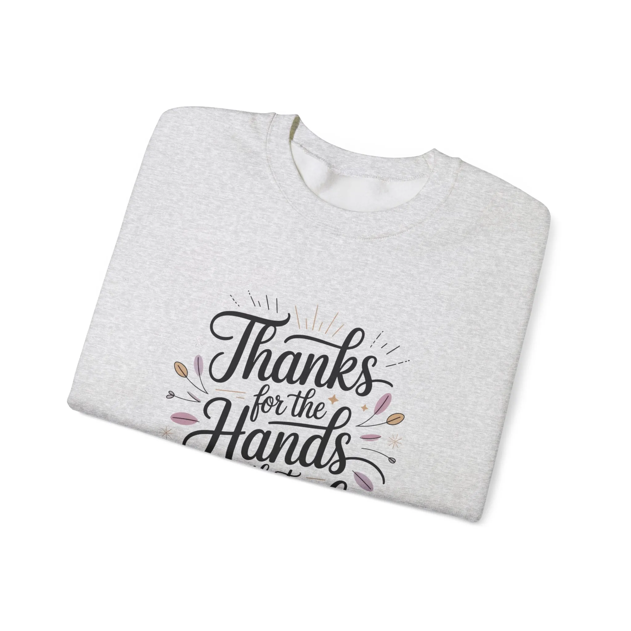 Thanks for the Hands That Raised Me Shirt, Mother's Day Gift, Appreciation Shirt for Mom, thankful mom tee - Image 3
