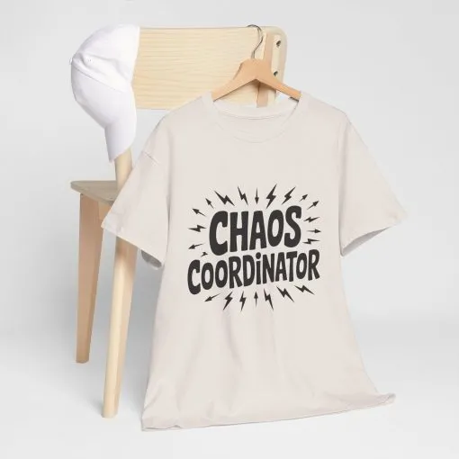 Chaos Coordinator Unisex Heavy Cotton Tee, Funny Graphic T-Shirt, Gift for Moms, Mom Life Graphic Tee, Mother's Day T-Shirt - Image 33