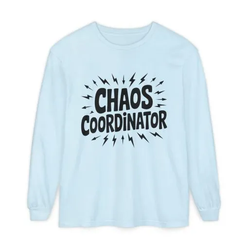 Chaos Coordinator Shirt Unisex Long Sleeve Tee, Funny Mom Life Gift, Mothers Day Shirt, Gifts for Team Leaders, Humor Apparel - Image 10