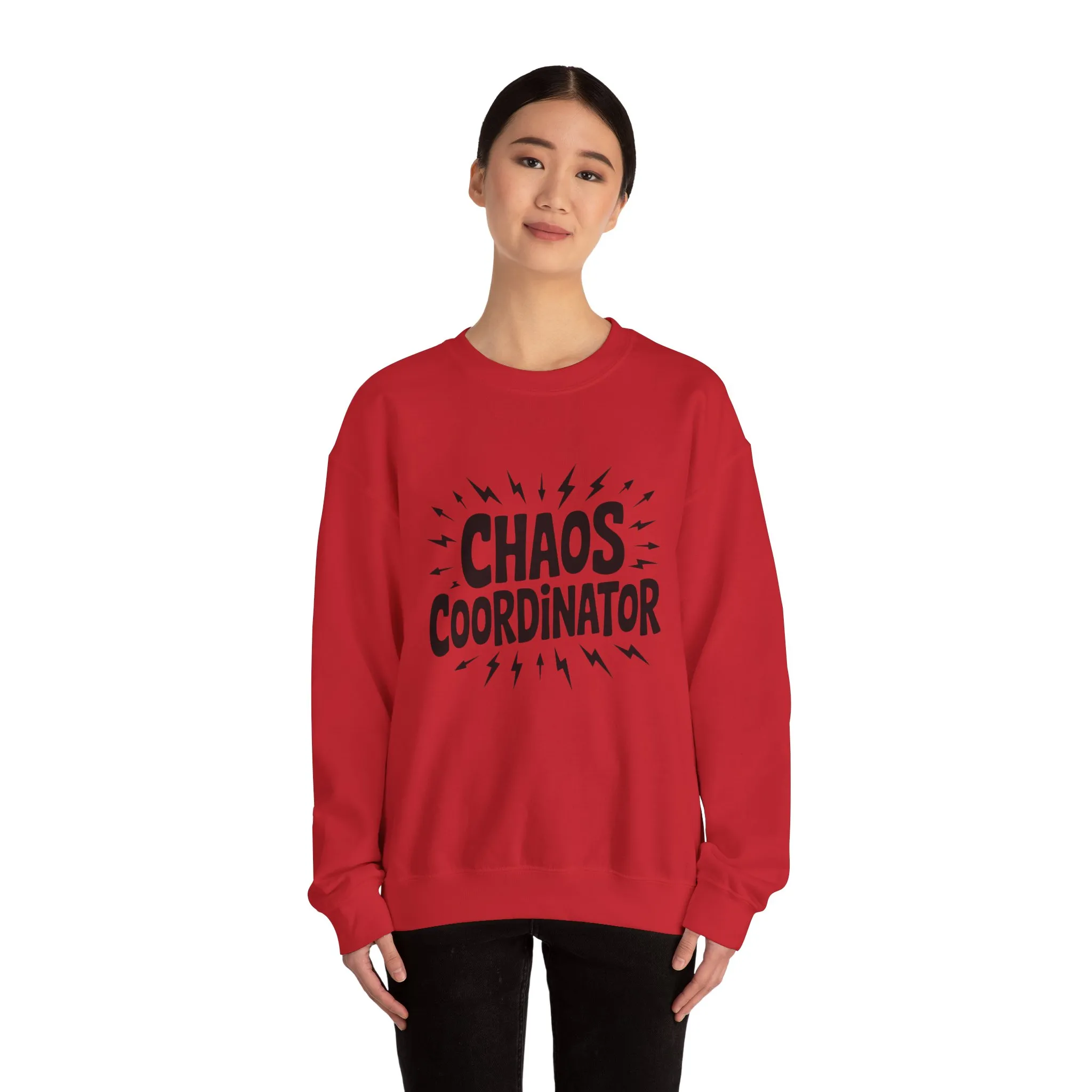 Chaos Coordinator Sweatshirt, Funny Gift for Moms, Mother's Day Gift, TeacherSweatshirt, Casual Graphic Tee, Women's Gift Idea - Image 2