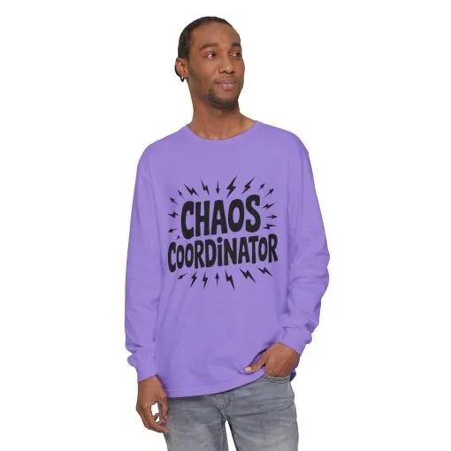 Chaos Coordinator Shirt Unisex Long Sleeve Tee, Funny Mom Life Gift, Mothers Day Shirt, Gifts for Team Leaders, Humor Apparel - Image 17