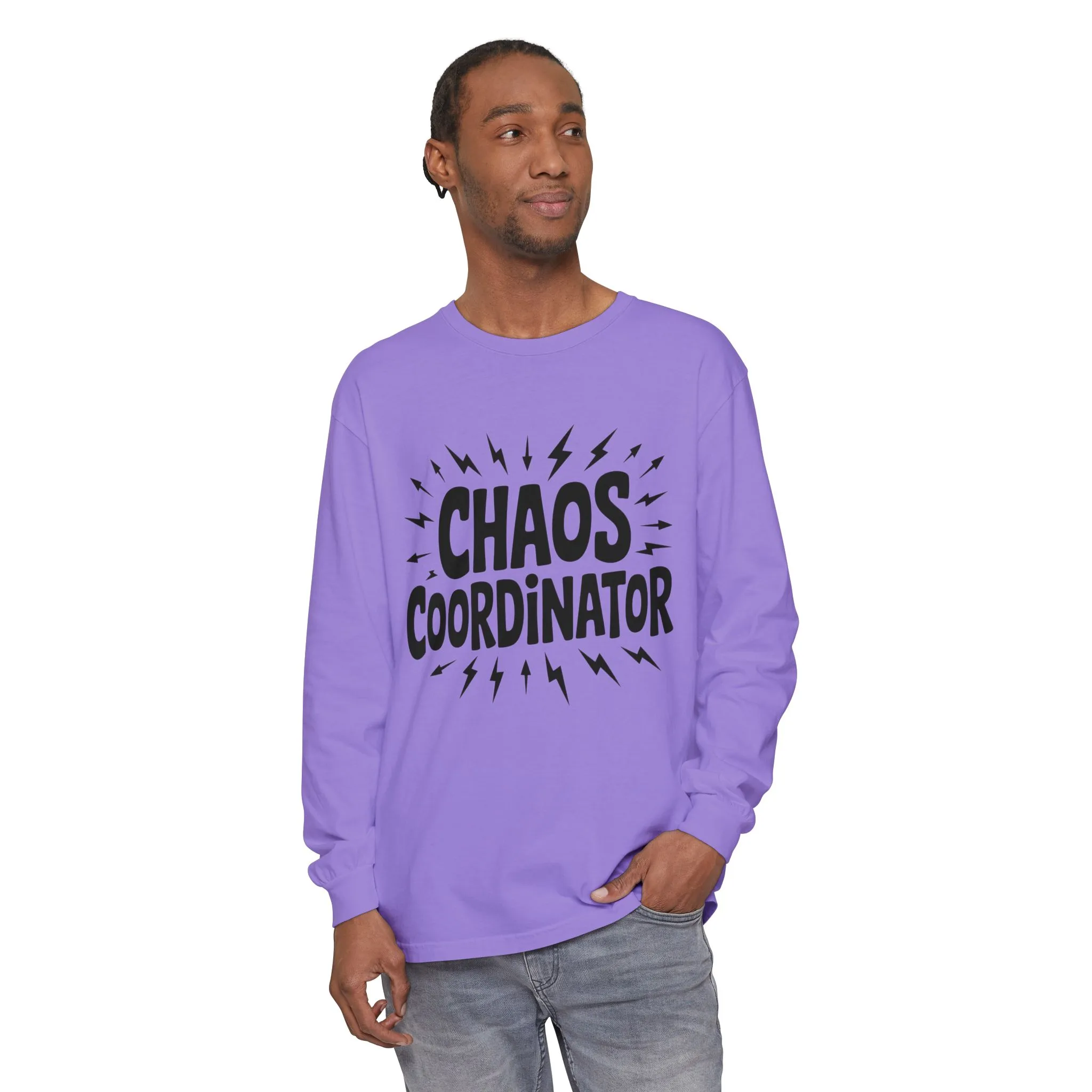 Chaos Coordinator Shirt Unisex Long Sleeve Tee, Funny Mom Life Gift, Mothers Day Shirt, Gifts for Team Leaders, Humor Apparel - Image 17