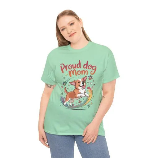 Proud Dog Mom Tee, Cute Pet Lover Shirt, Animal Lover Gift, Dog Mom T-Shirt, Funny Dog Apparel, Gift for Pet Owners, T-Shirt for Pet Moms - Image 13