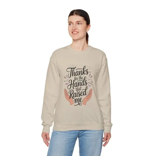 Thanks for the Hands That Raised Me Shirt, Mother's Day Gift, Appreciation Shirt for Mom, thankful mom tee - Image 8