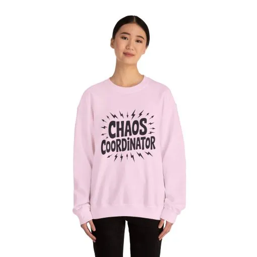 Chaos Coordinator Sweatshirt, Funny Gift for Moms, Mother's Day Gift, TeacherSweatshirt, Casual Graphic Tee, Women's Gift Idea - Image 24