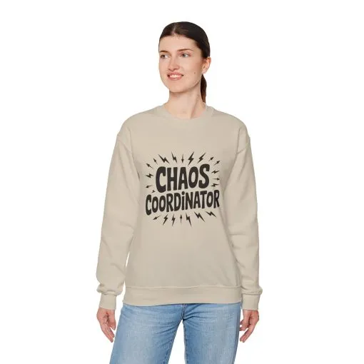 Chaos Coordinator Sweatshirt, Funny Gift for Moms, Mother's Day Gift, TeacherSweatshirt, Casual Graphic Tee, Women's Gift Idea - Image 31