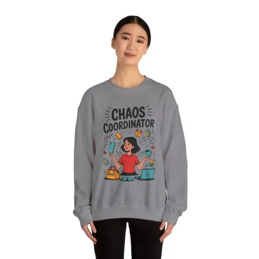 Chaos Coordinator Sweatshirt, Funny Mom Life Sweatshirt ,Gift for Busy Moms, Multitasking Mom Gift, Mom Life Sweatshirt, Mother's Day Gift - Image 43