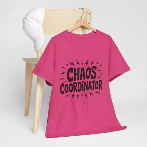 Chaos Coordinator Unisex Heavy Cotton Tee, Funny Graphic T-Shirt, Gift for Moms, Mom Life Graphic Tee, Mother's Day T-Shirt - Image 27