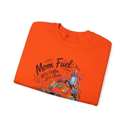 Mom Fuel Unisex Crewneck Sweatshirt, Perfect for Coffee Lovers, Gifts for Moms, Cozy Casual Wear, Funny Graphic Sweatshirt, Mother's Day - Image 37