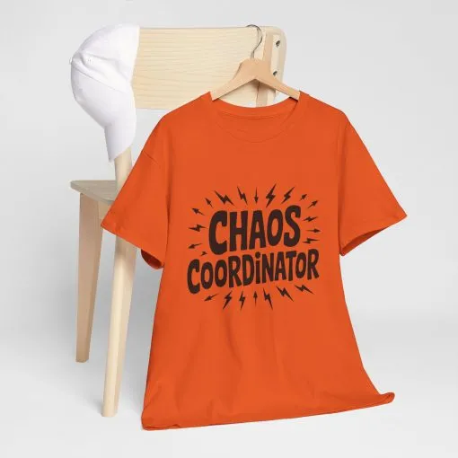 Chaos Coordinator Unisex Heavy Cotton Tee, Funny Graphic T-Shirt, Gift for Moms, Mom Life Graphic Tee, Mother's Day T-Shirt - Image 14
