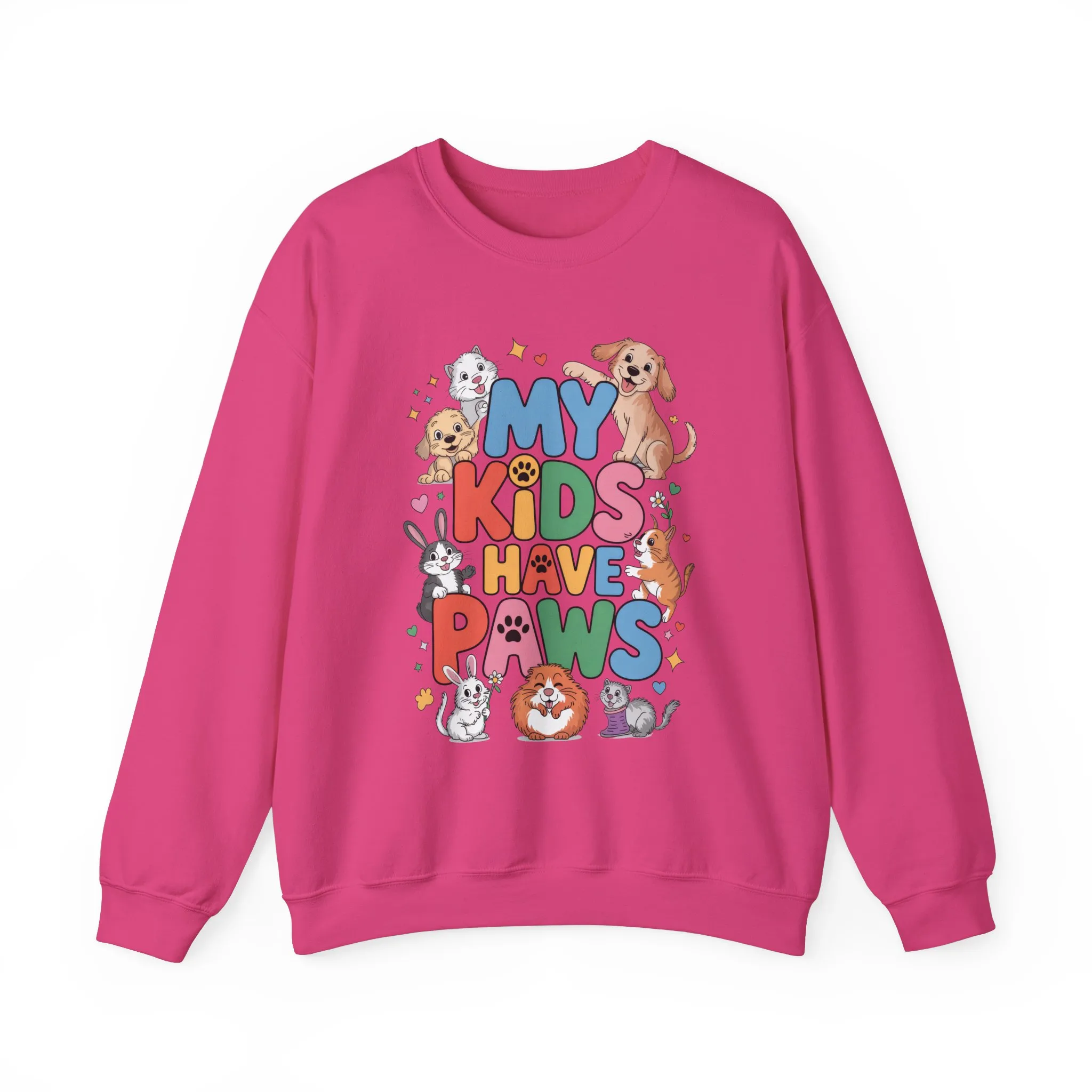 My Kids Have Paws Sweatshirt, Pet Lover Gift, Cute Animal Shirt, Cute Pet Mom Tee, Animal Parent T-Shirt, Gift for Animal Lovers - Image 29