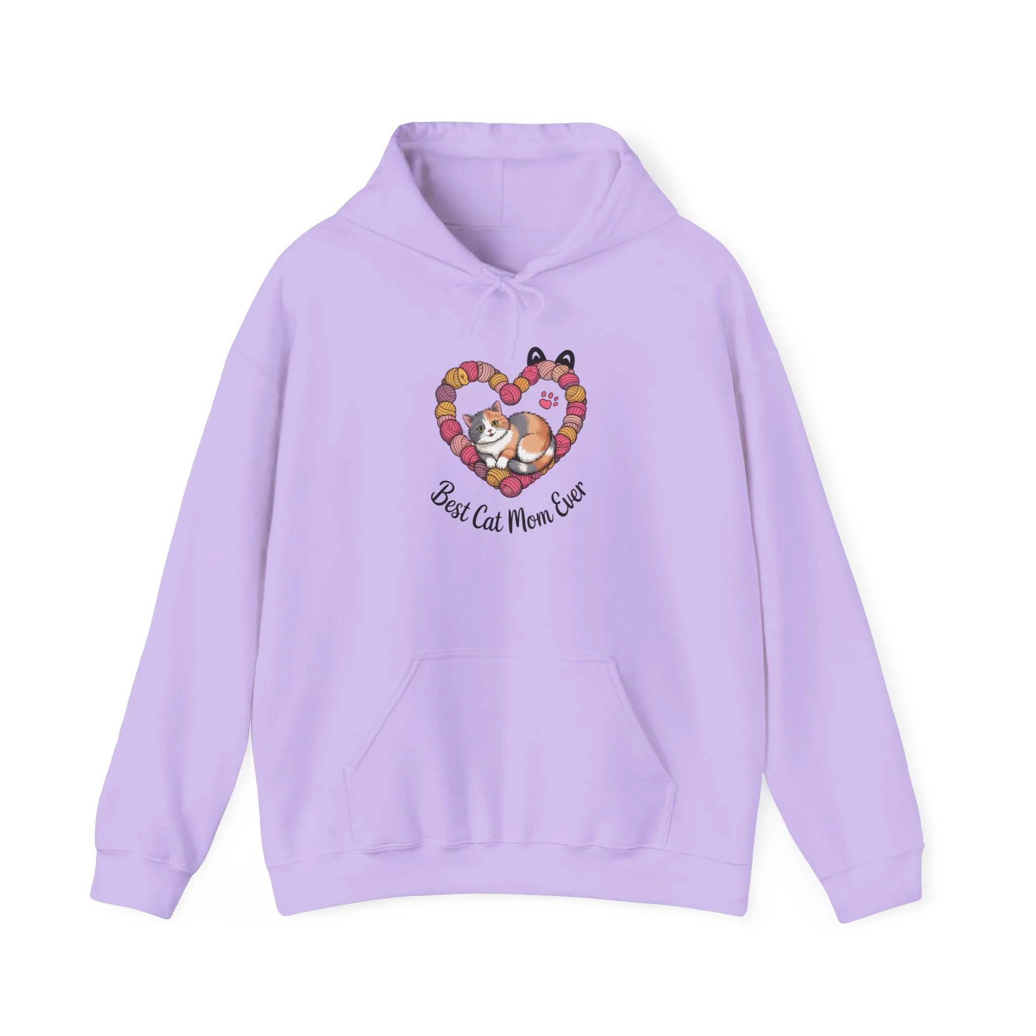 Best Cat Mom Ever Hoodie, Cozy Sweatshirt for Cat Lovers, Gift for Cat Moms, Feline Themed Apparel, Pet Lover Hoodie, Mother's Day Gift - Image 16