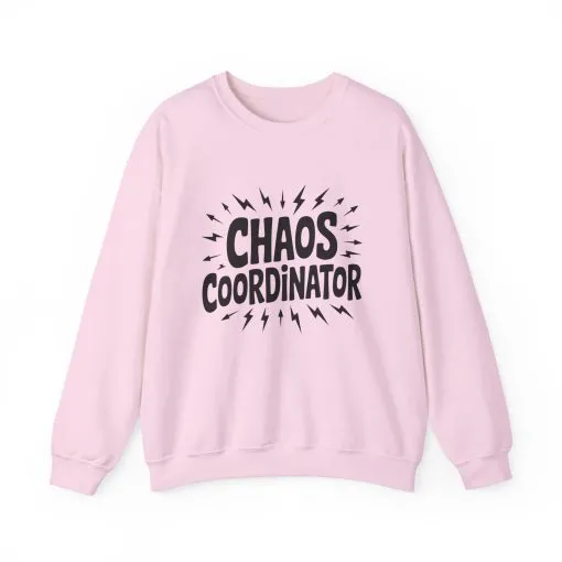 Chaos Coordinator Sweatshirt, Funny Gift for Moms, Mother's Day Gift, TeacherSweatshirt, Casual Graphic Tee, Women's Gift Idea - Image 23