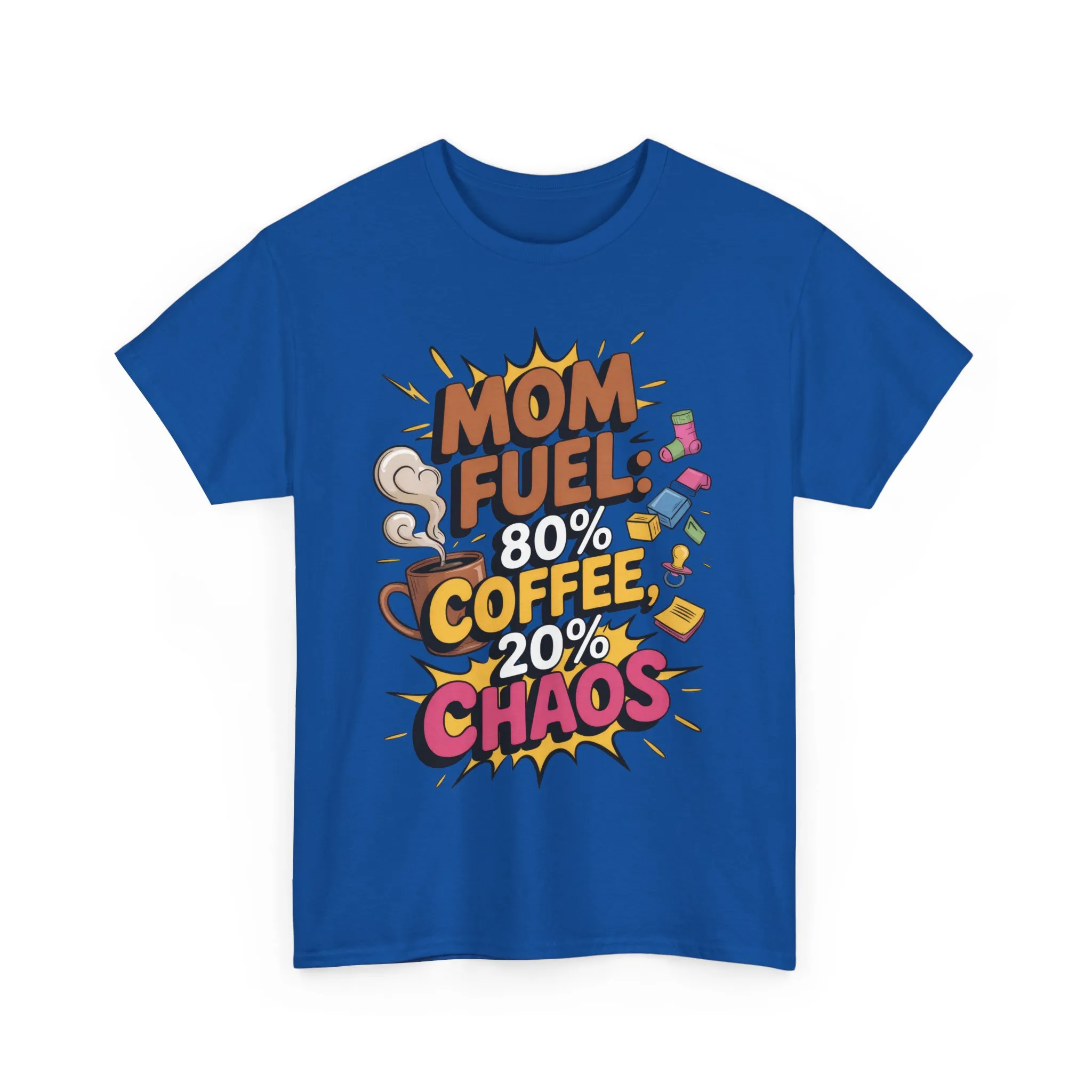 Funny Mom Fuel Coffee Tee, Gifts for Moms, Mother's Day Gift, Coffee Lover Shirt, T-Shirt for Coffee Loving Moms, Tired Mom Life Tee - Image 16